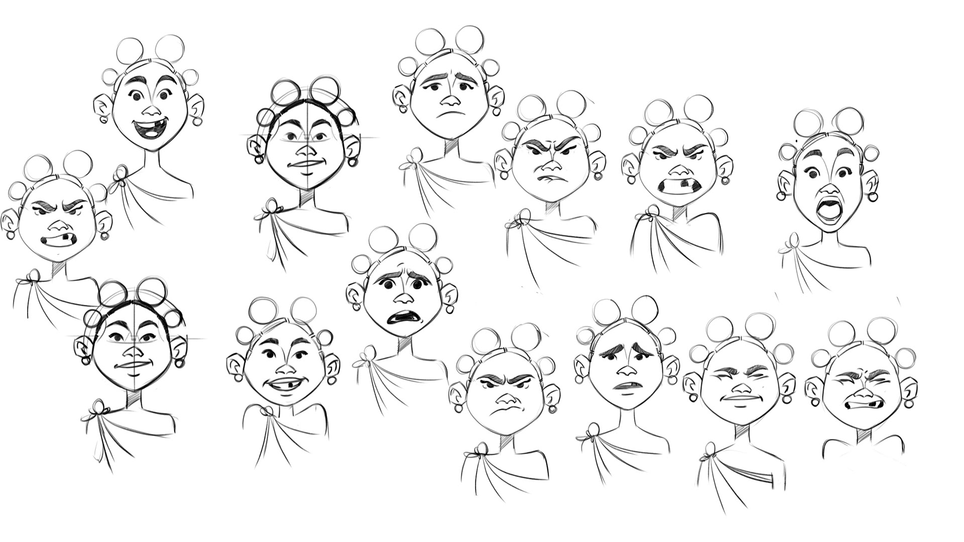 The Song Maiden Expressions ( first design)