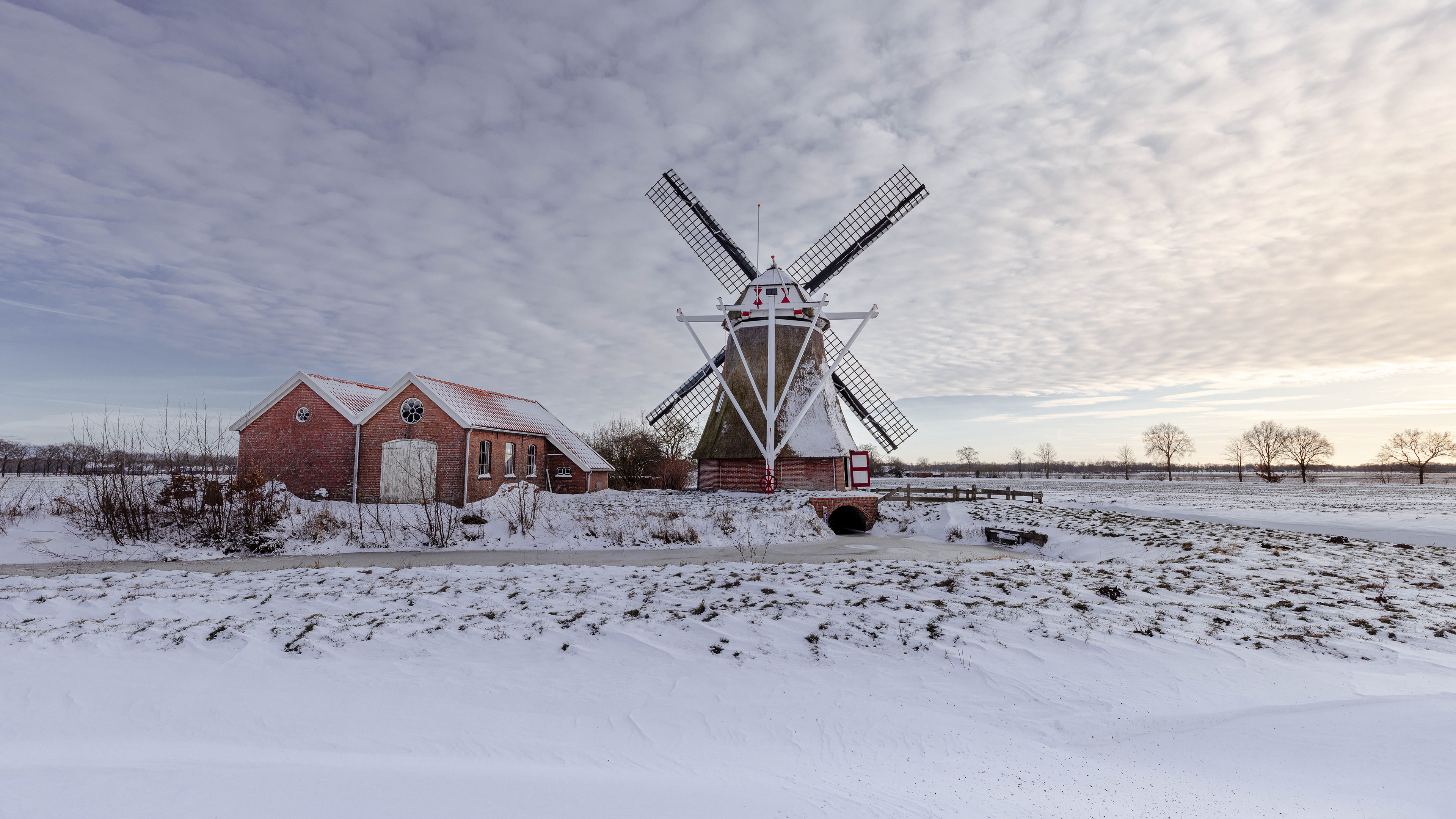 Windmill Van de Groote Polder, Slochteren.