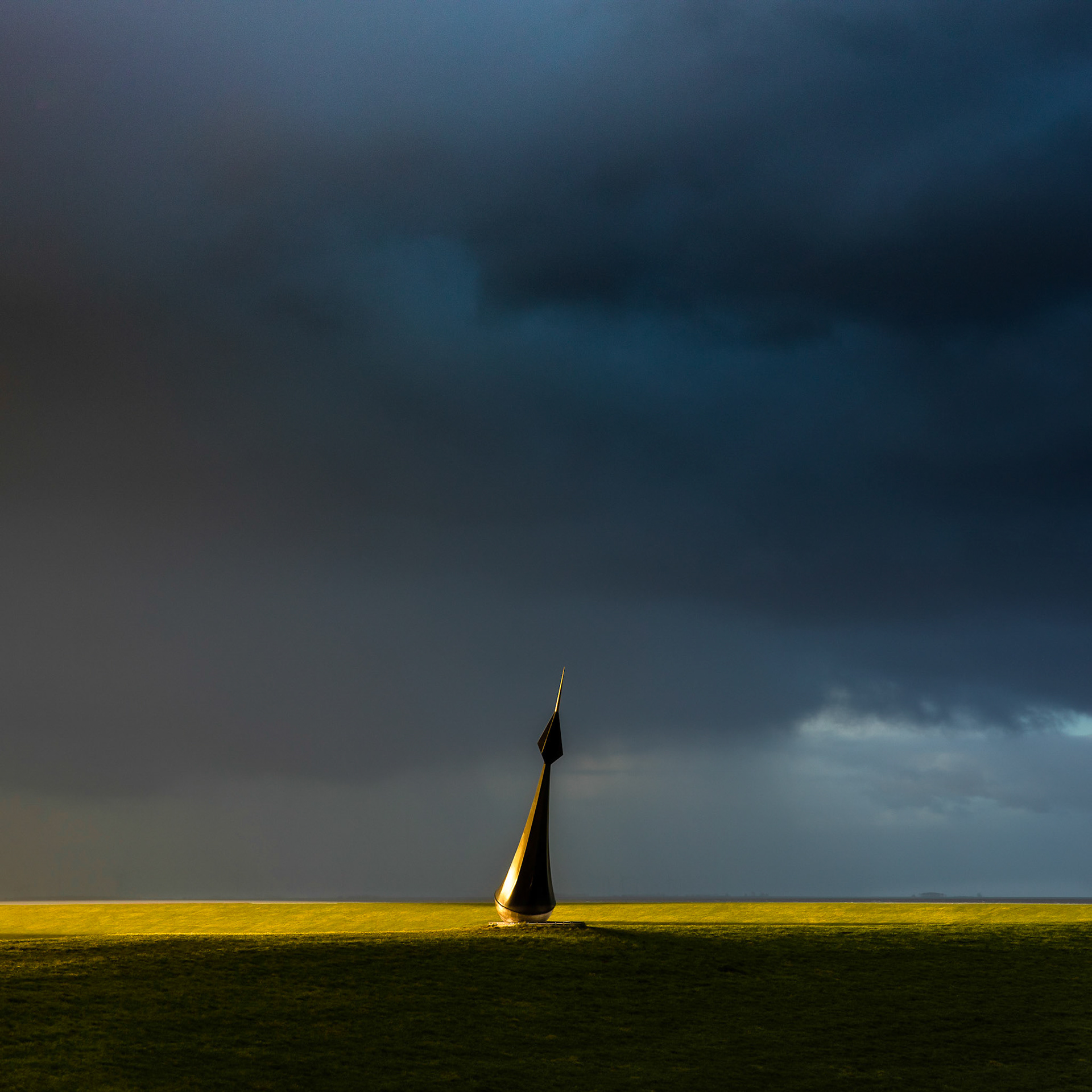 Wind buoy in Nieuwe Statenzijl