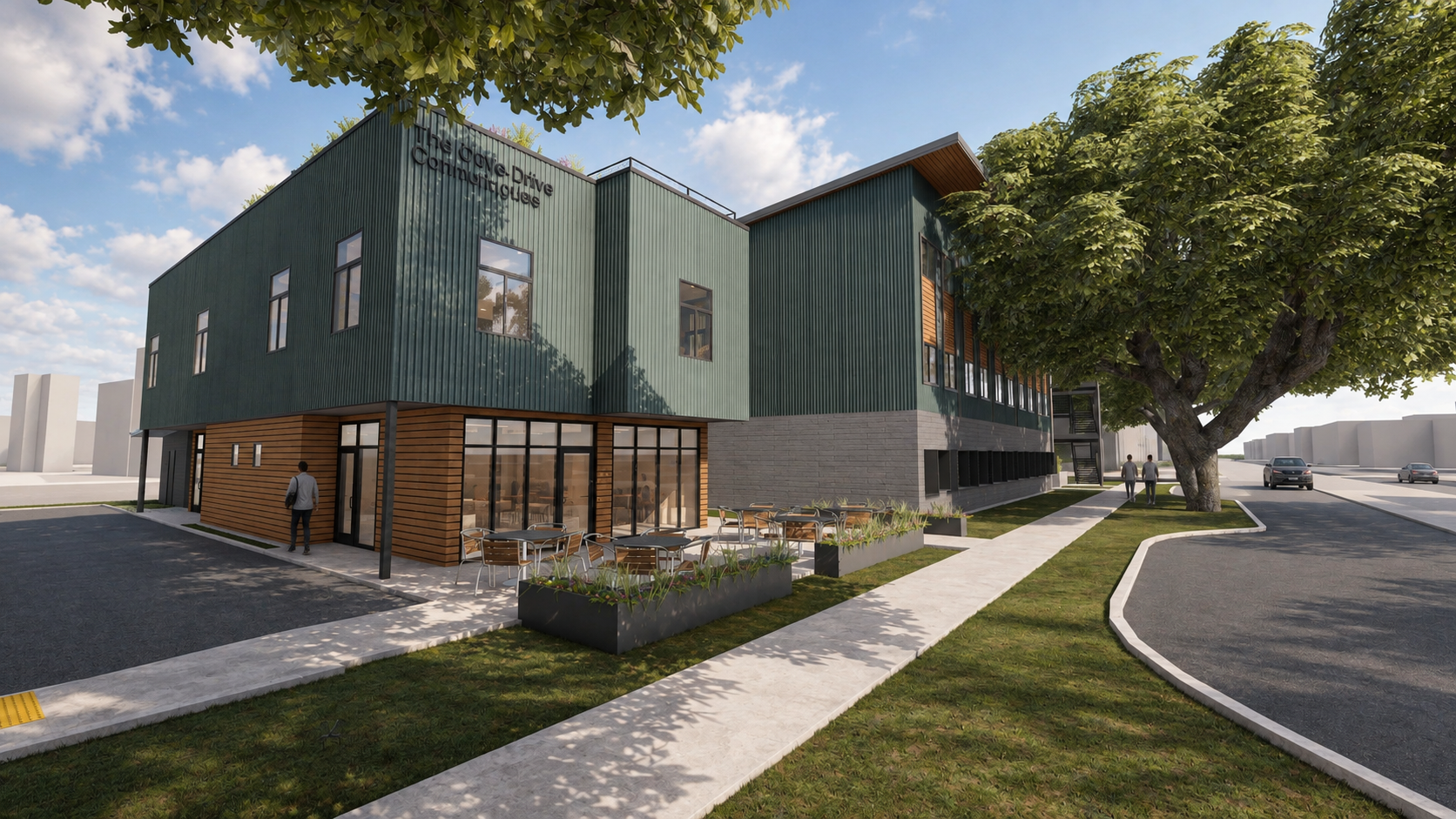 Olive Drive Facade
