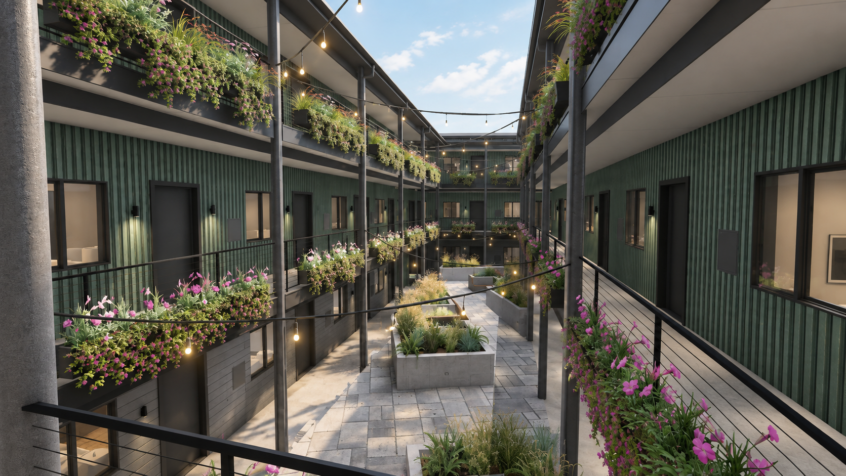 Residential Courtyard