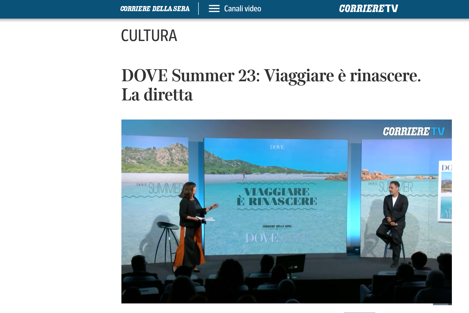 Al Corriere della Sera una sera di Giugno a Milano / West African Expedition | con Simona Tedesco direttrice di DOVE VIAGGI