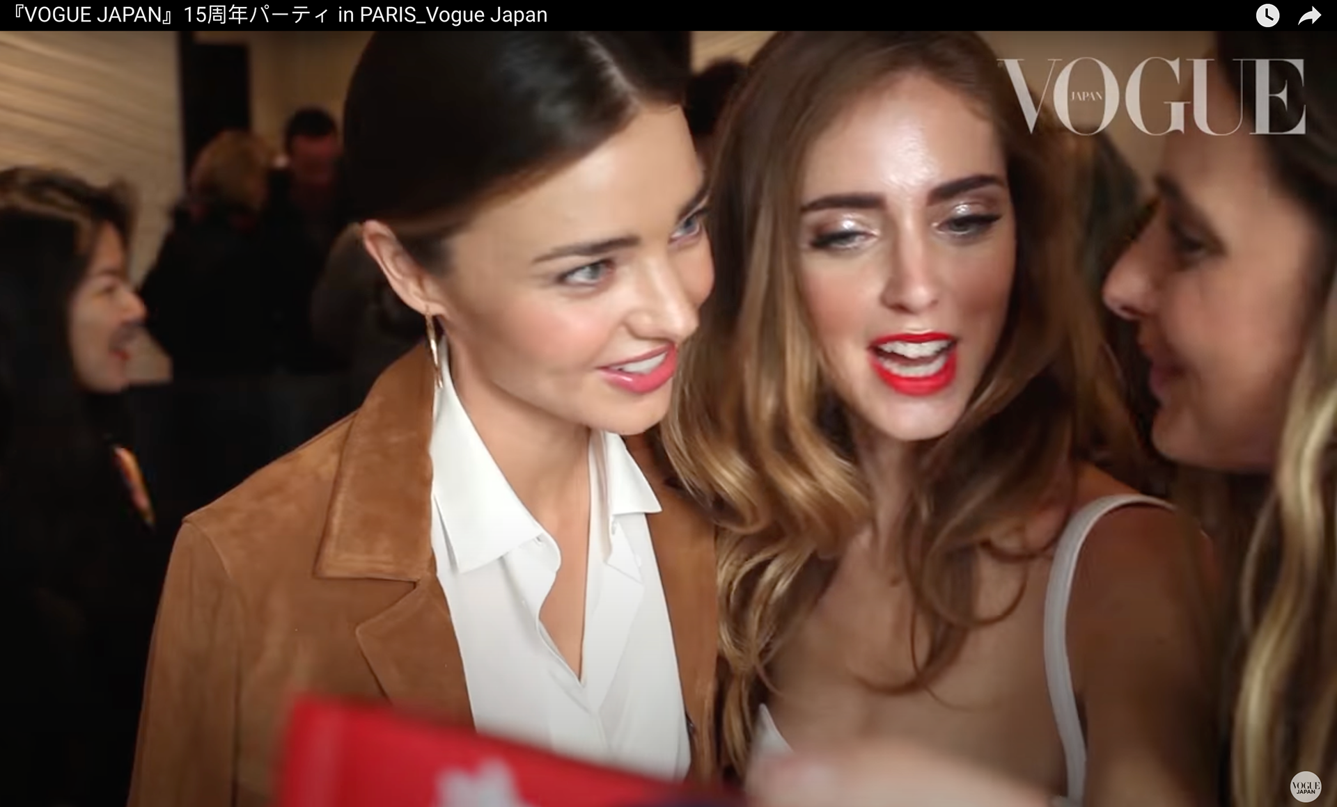 Miranda Kerr and Chiara Ferragni - PARIS 2015 VOGUE JAPAN