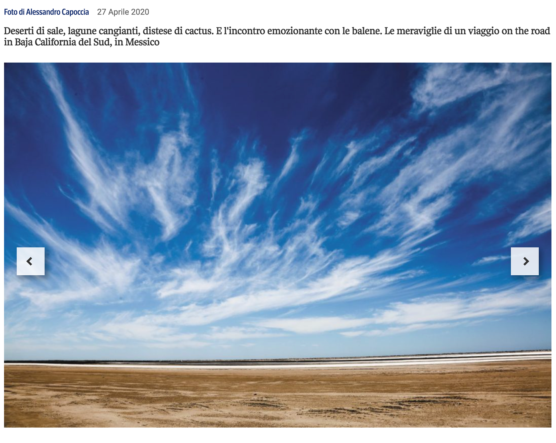 Alessandro Capoccia Photography | DOVE VIAGGI / BAJA CALIFORNIA