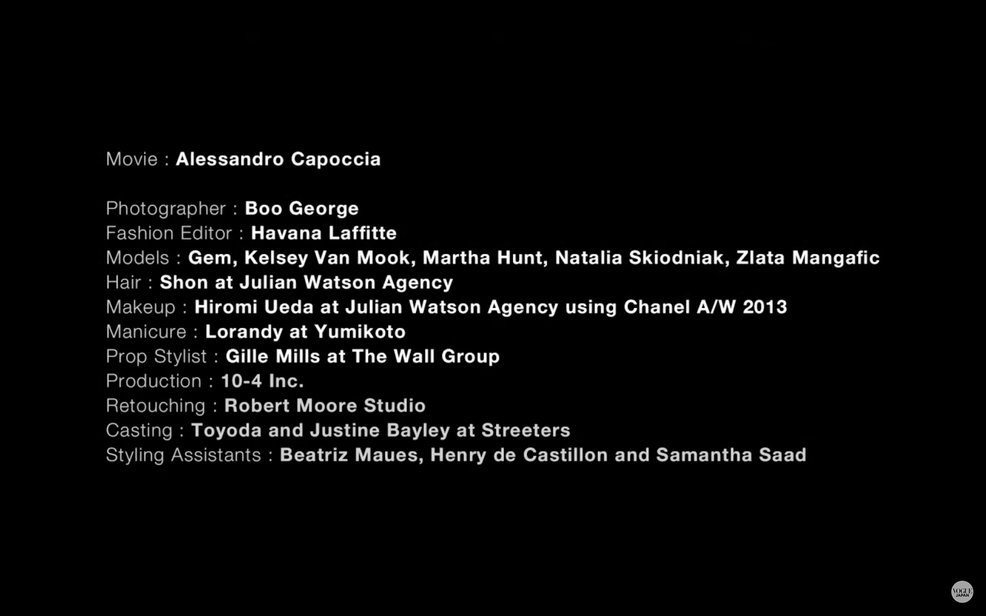 Short Movies with VOGUE JAPAN | ALESSANDRO CAPOCCIA