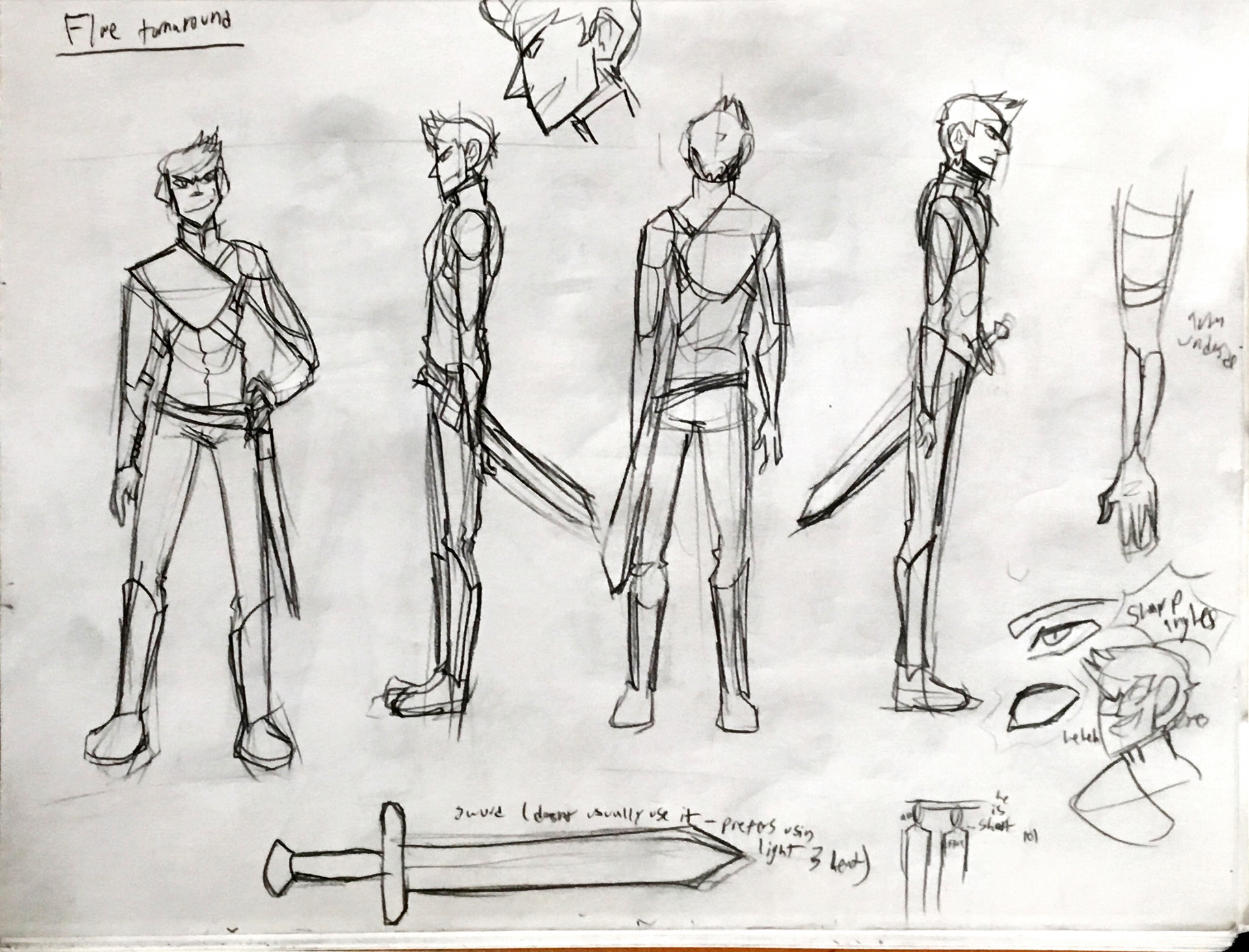 Initial Villain Character Design