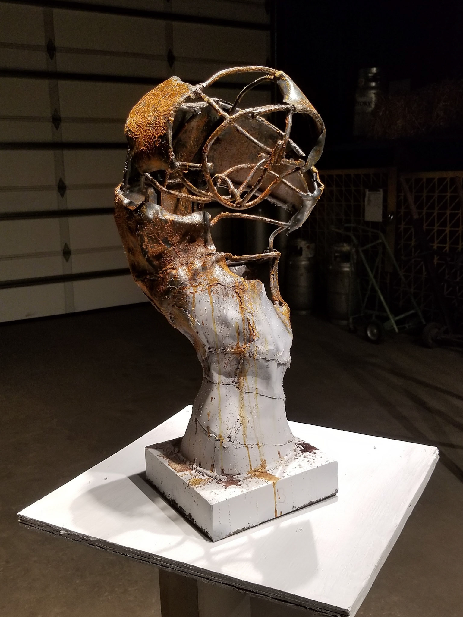 Halted Progress, 2019, steel.