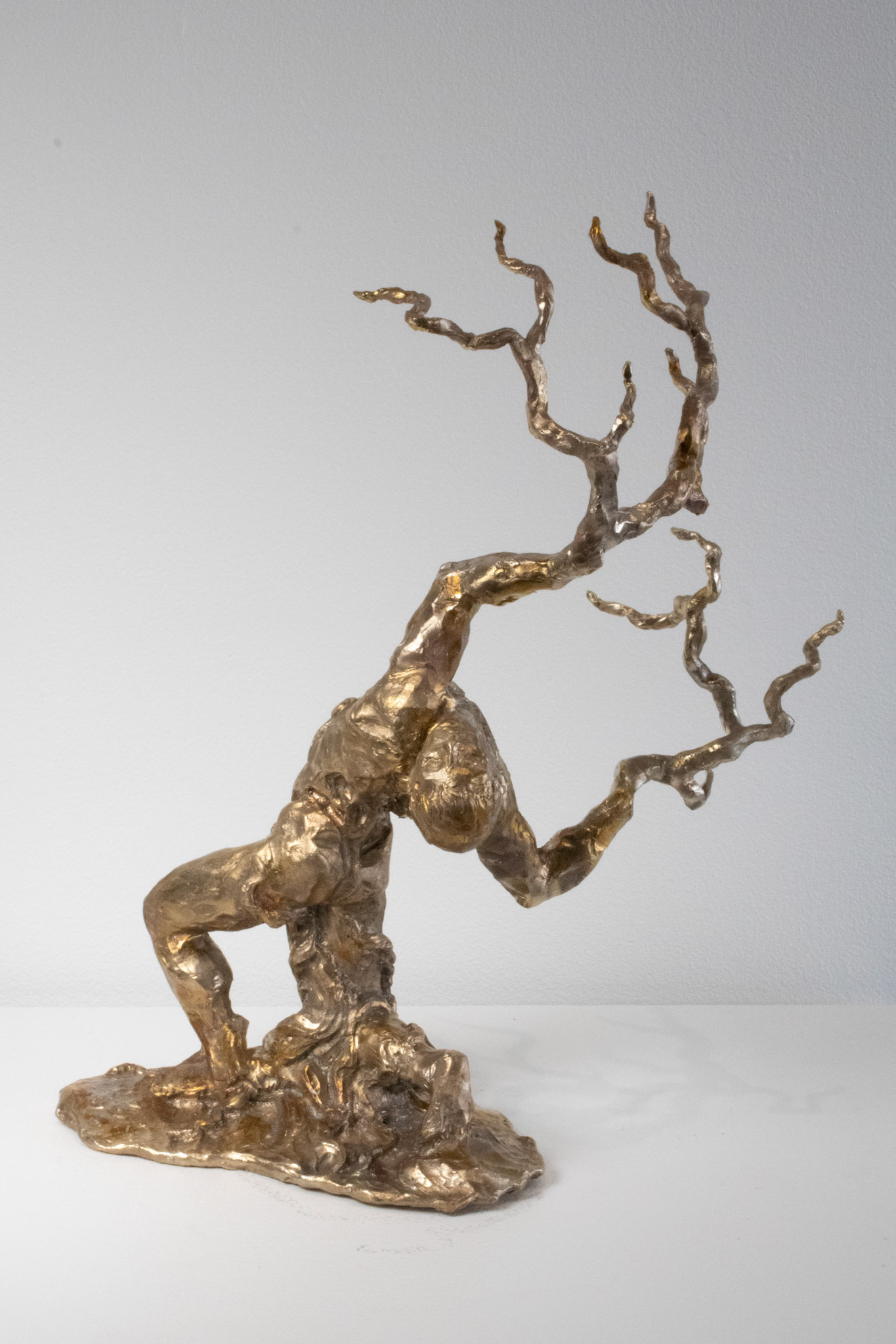 Self-Murder, 2022, bronze.