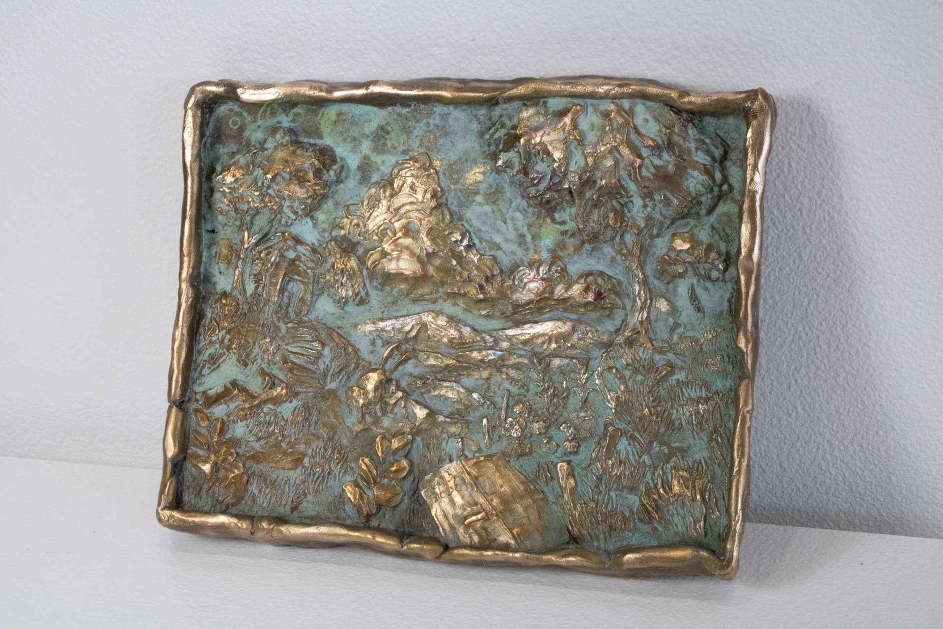 Bug Landscape, 2022, bronze.