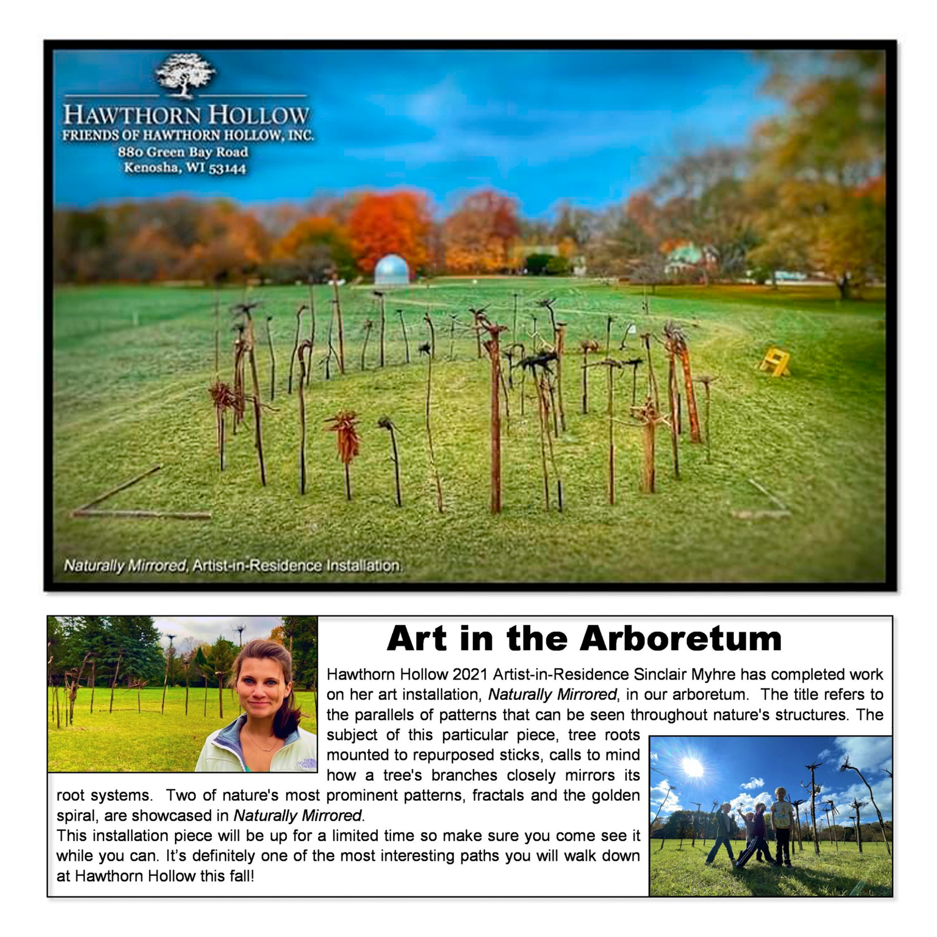 Published in Friends of Hawthorn Hollow News Letter