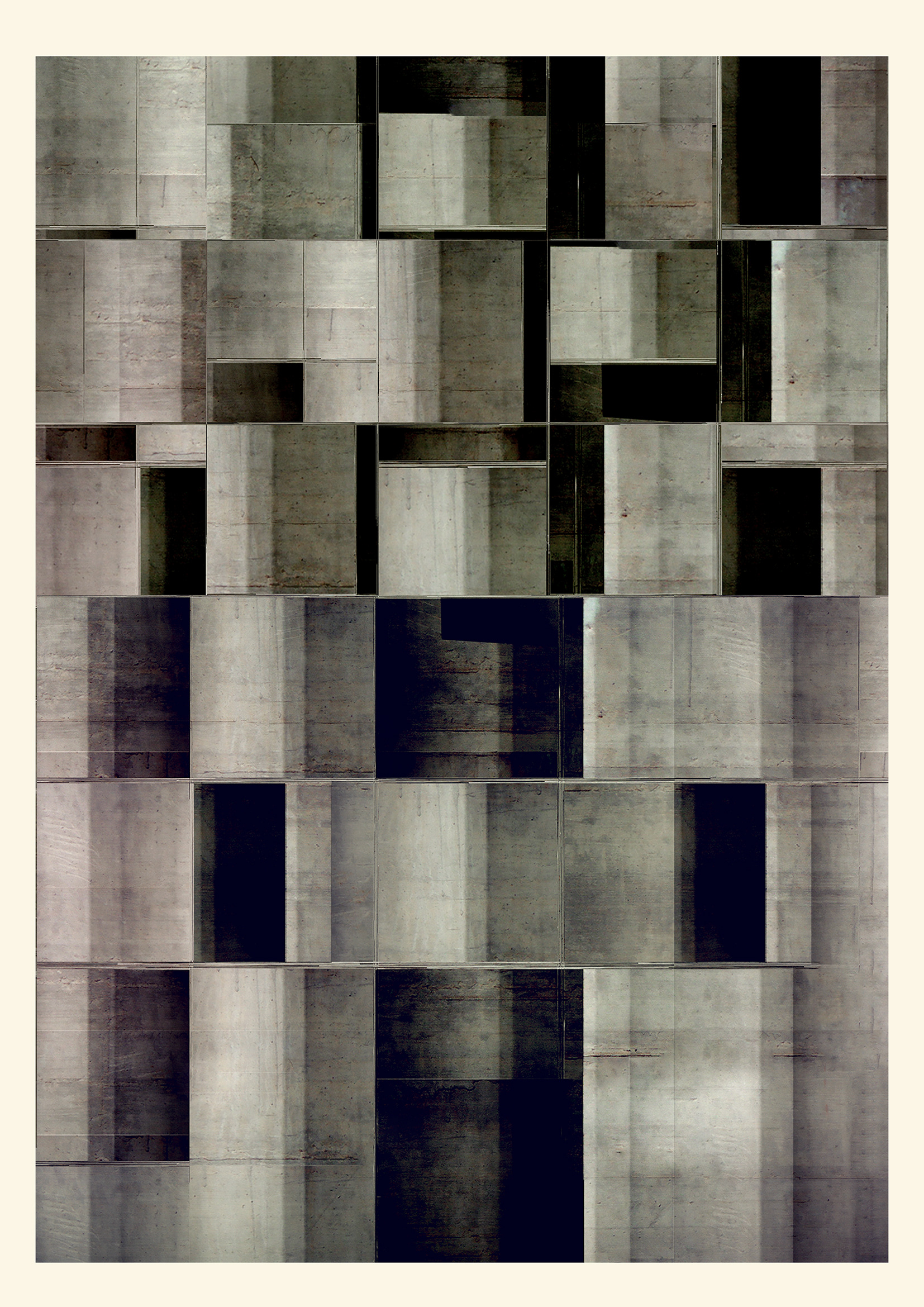 Dusa Jesih, Cathedral , from Architextural digest serie, flatbed print on stainless steel plate, 70x100 cm, 2016-18