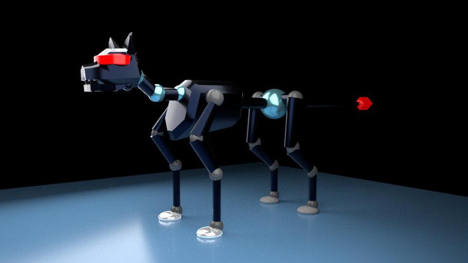 3D Cat Bot Model