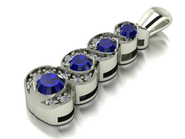 Sapphire Pendant