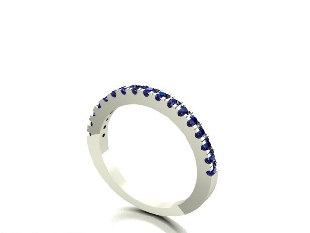 Simple Sapphire Band