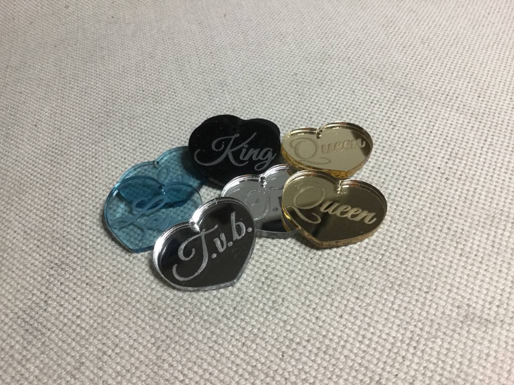 Azzurro trasparente, specchiato oro e argento