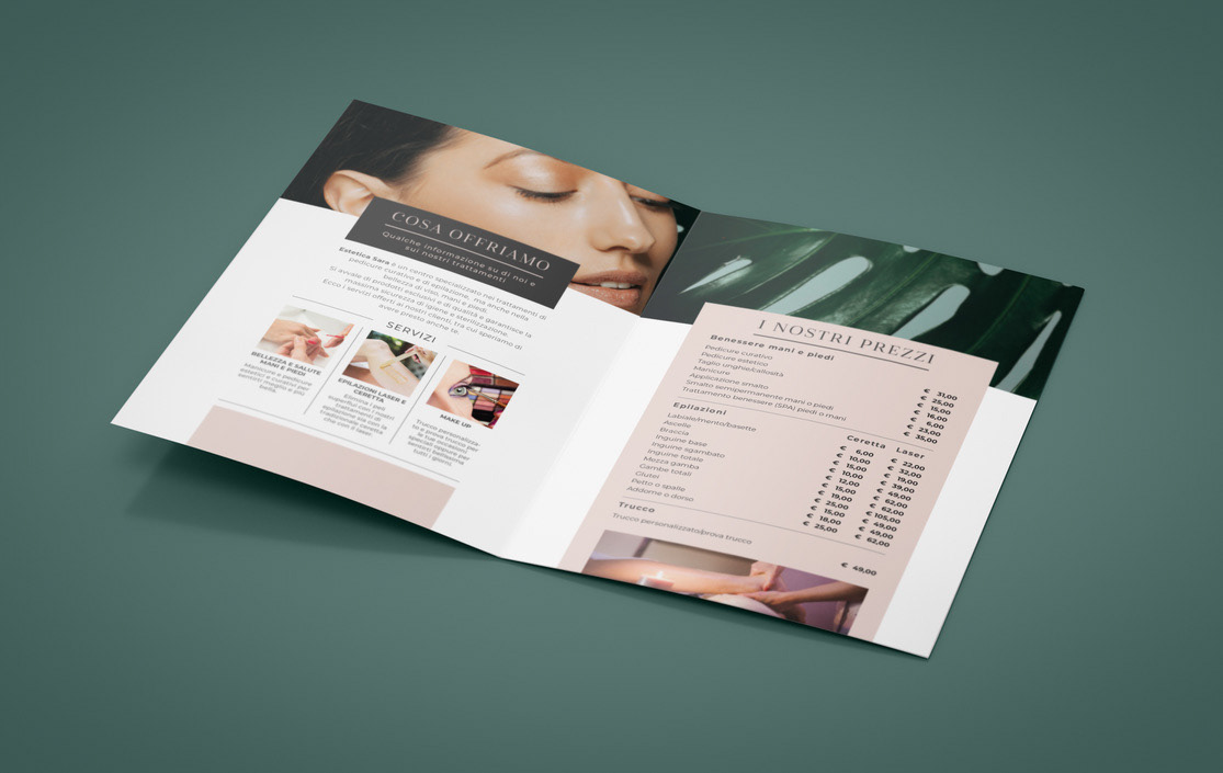 Brochure estetica