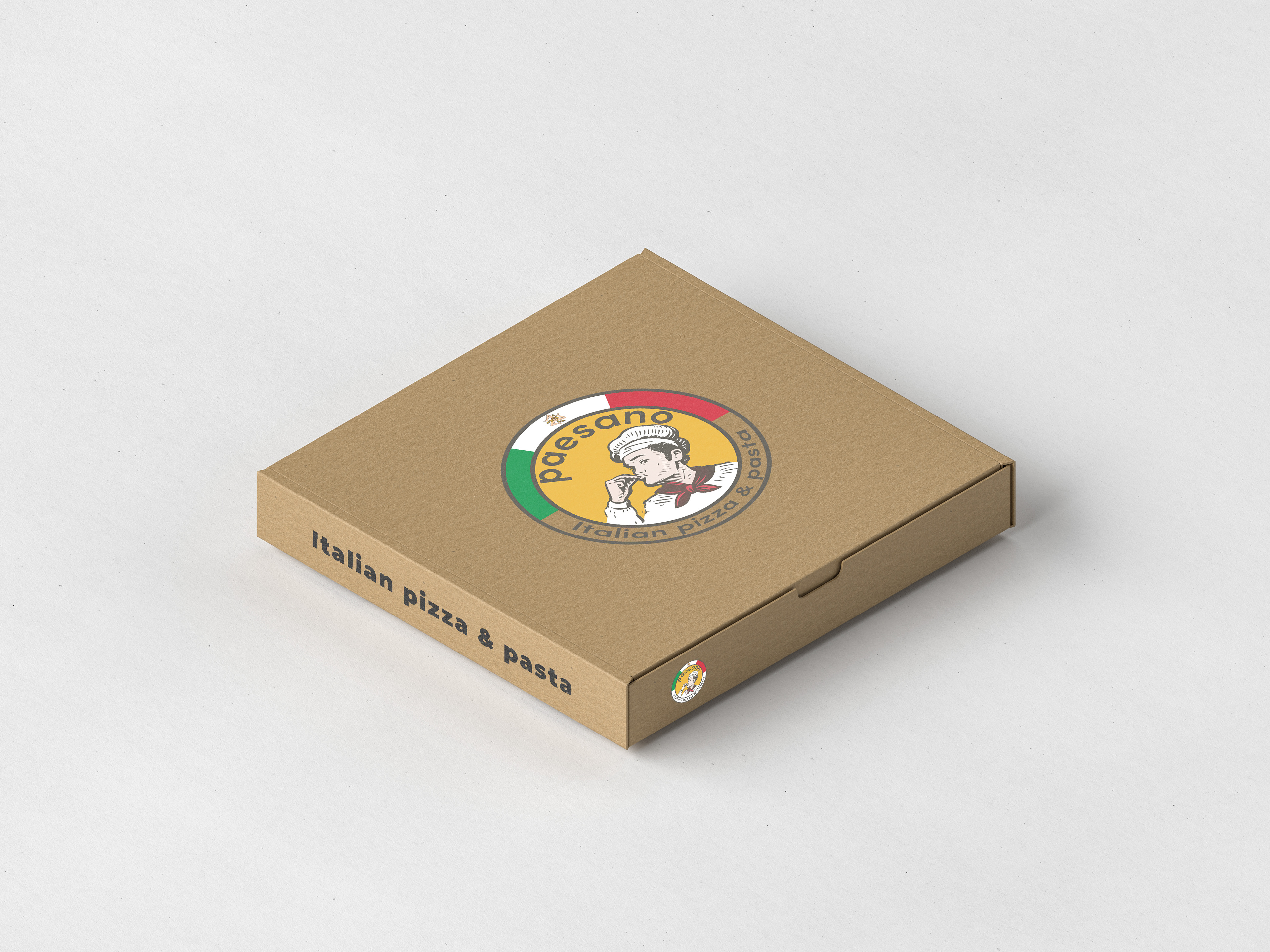 Paesano pizza box