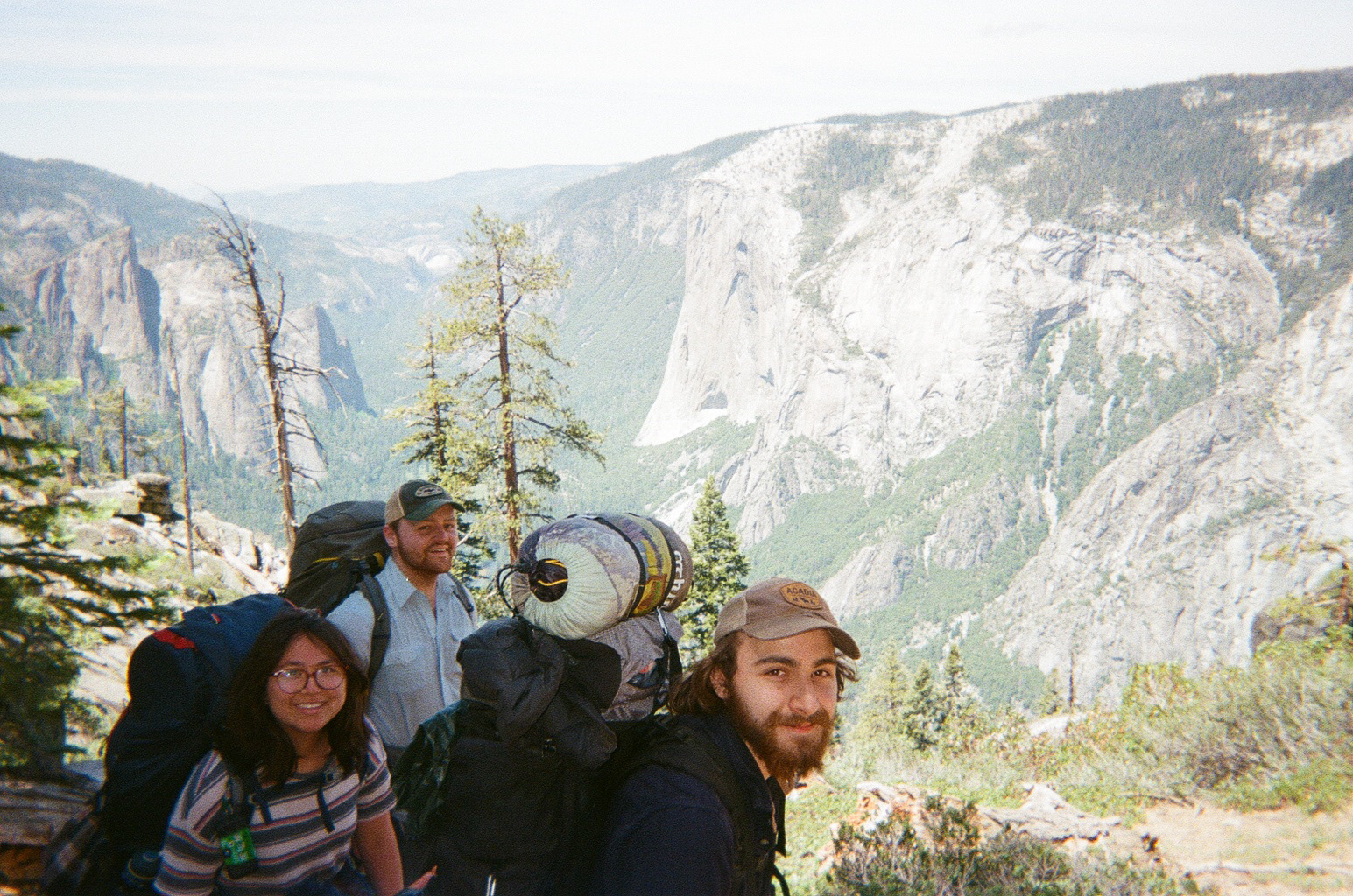 I love backpacking, my friends and I went to Yosemite.