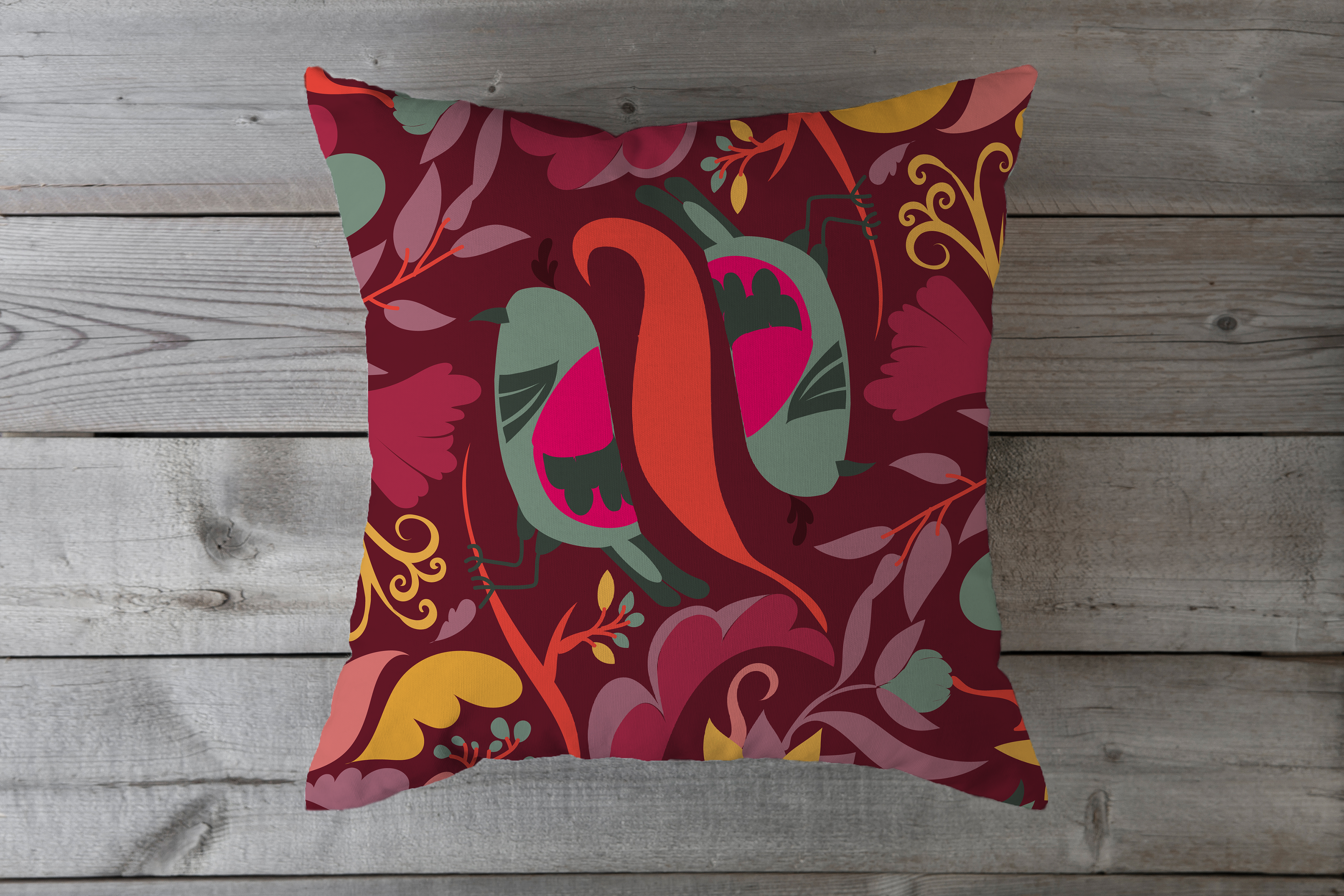 Scatter cushion sample close up