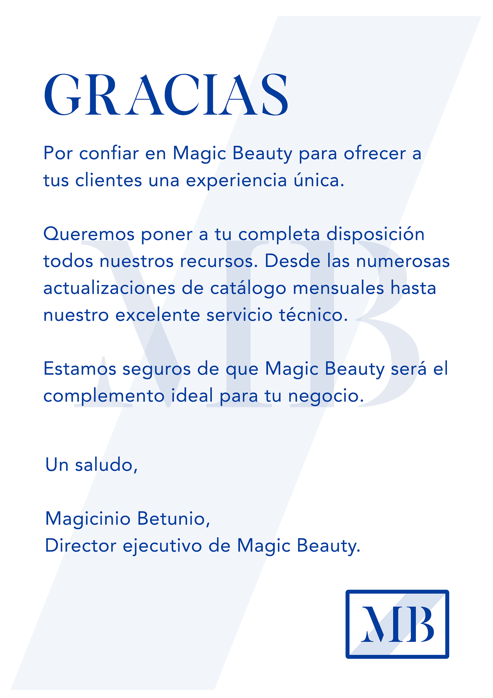 Papel de carta en azul cobalto