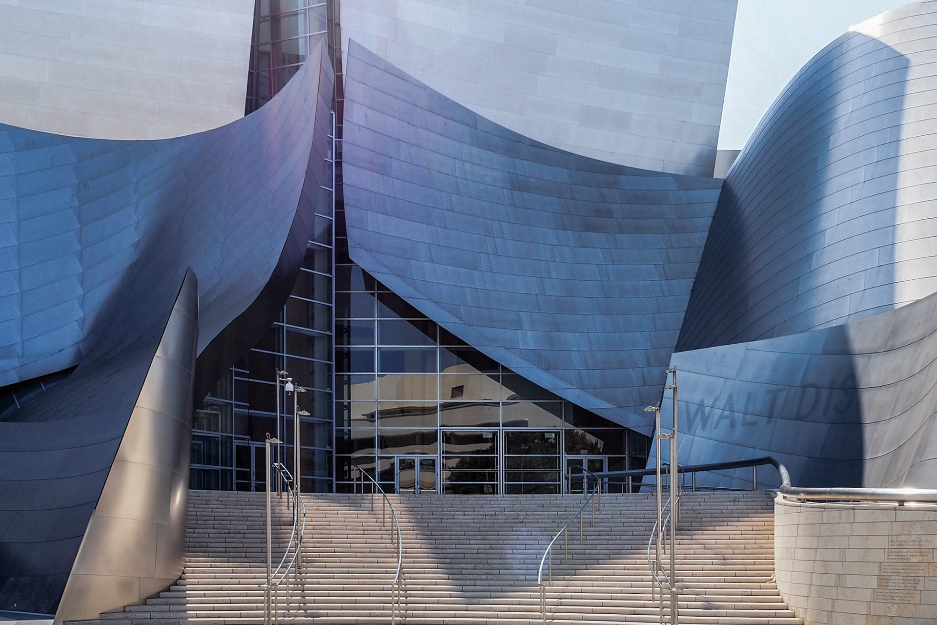 Entrance, Walt Disney Concert Hall, L.A. - Frank Gehry