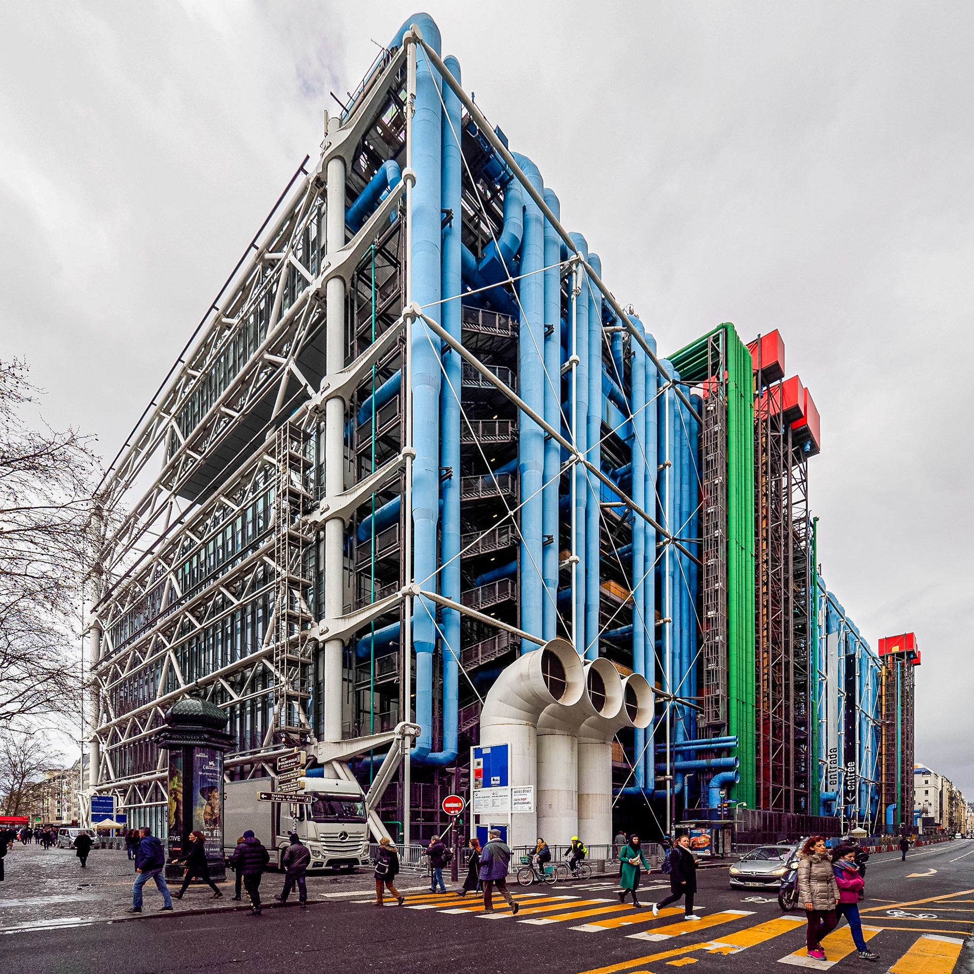 Centre Pompidou, Paris - Piano Rogers