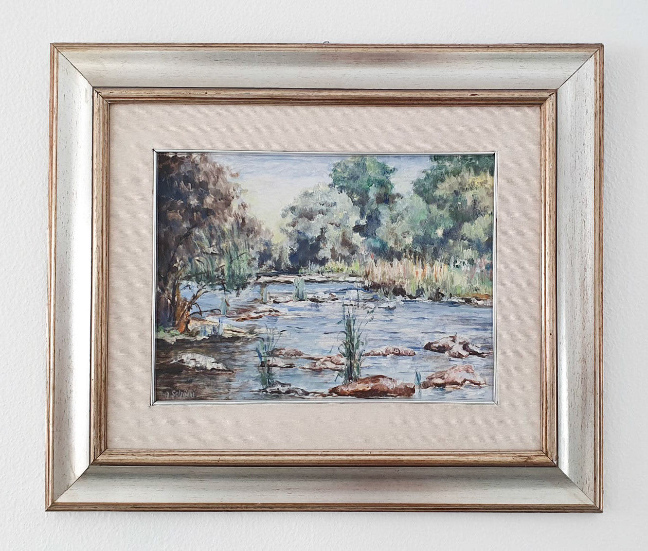 Aarelandschaft Niedergösgen | 1993 | 63x53