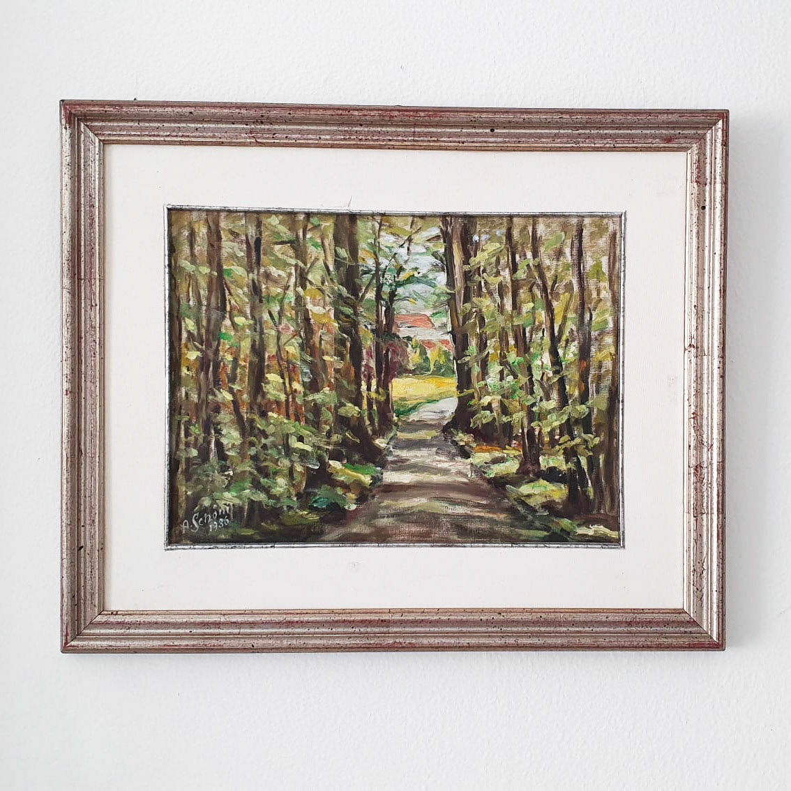 Waldweg | 1986 | 56x46