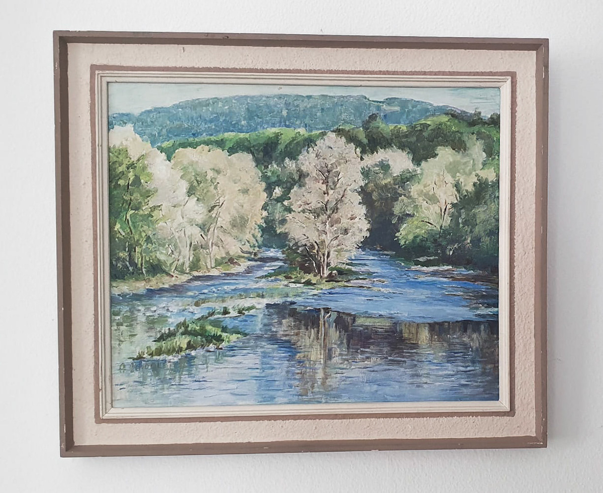 Flusslandschaft Aare | 55x47