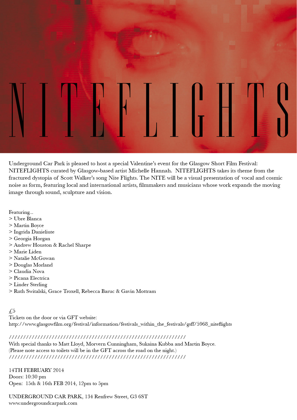 NITE FLIGHTS Press Release