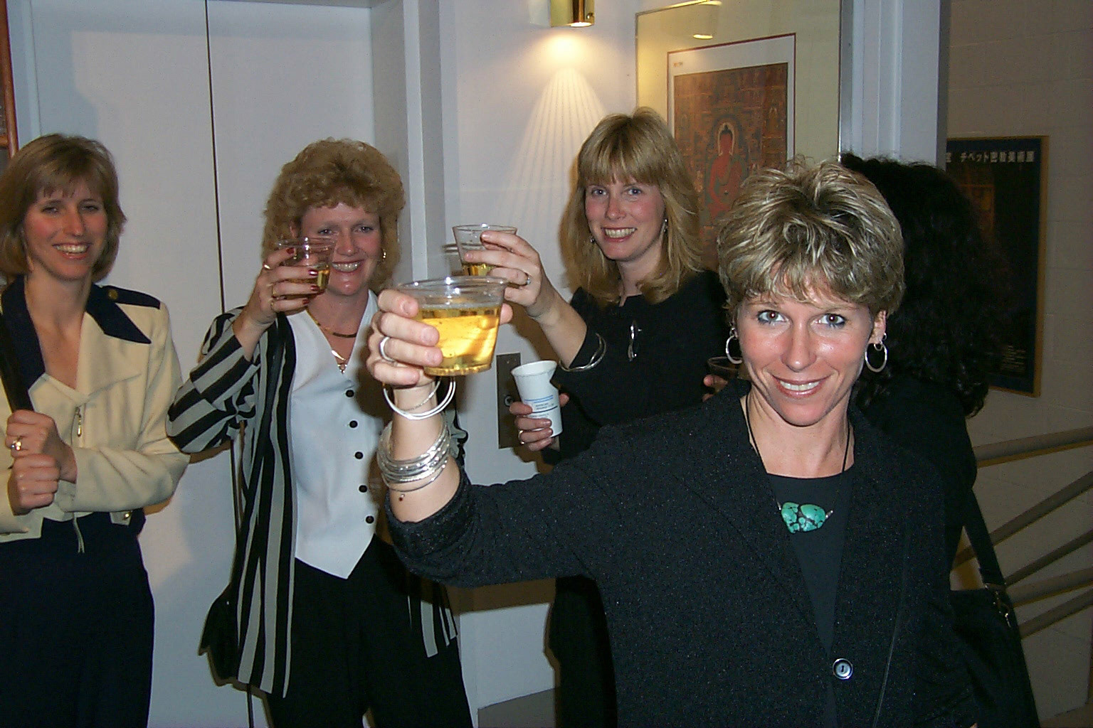 Alison Wright Toast at Tibet House Exhibition