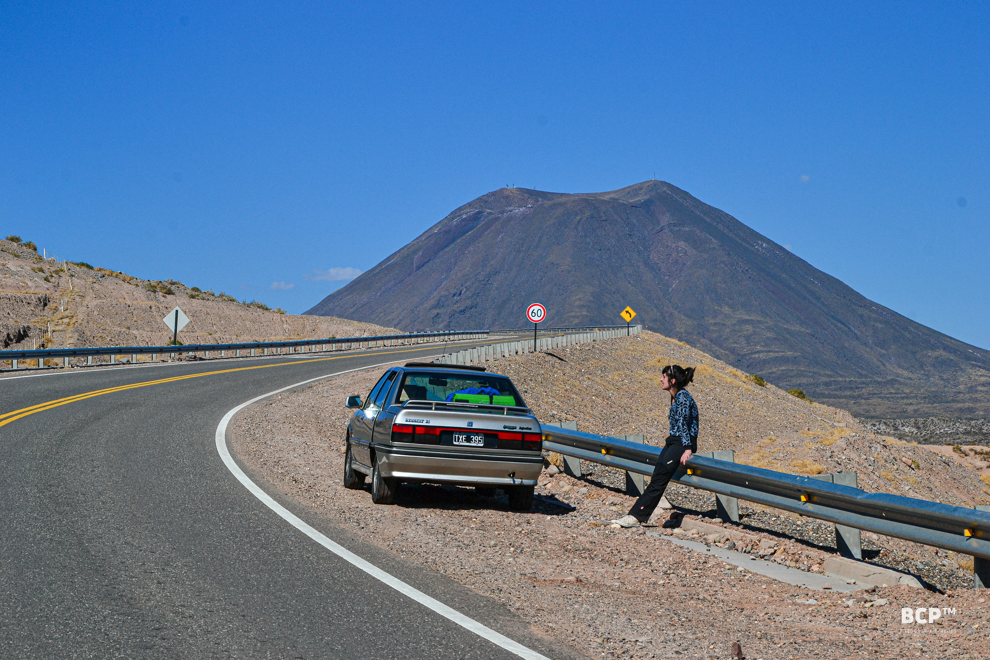 Ruta 40 y Cerro Diamante, San Rafael, Mendoza, Argentina