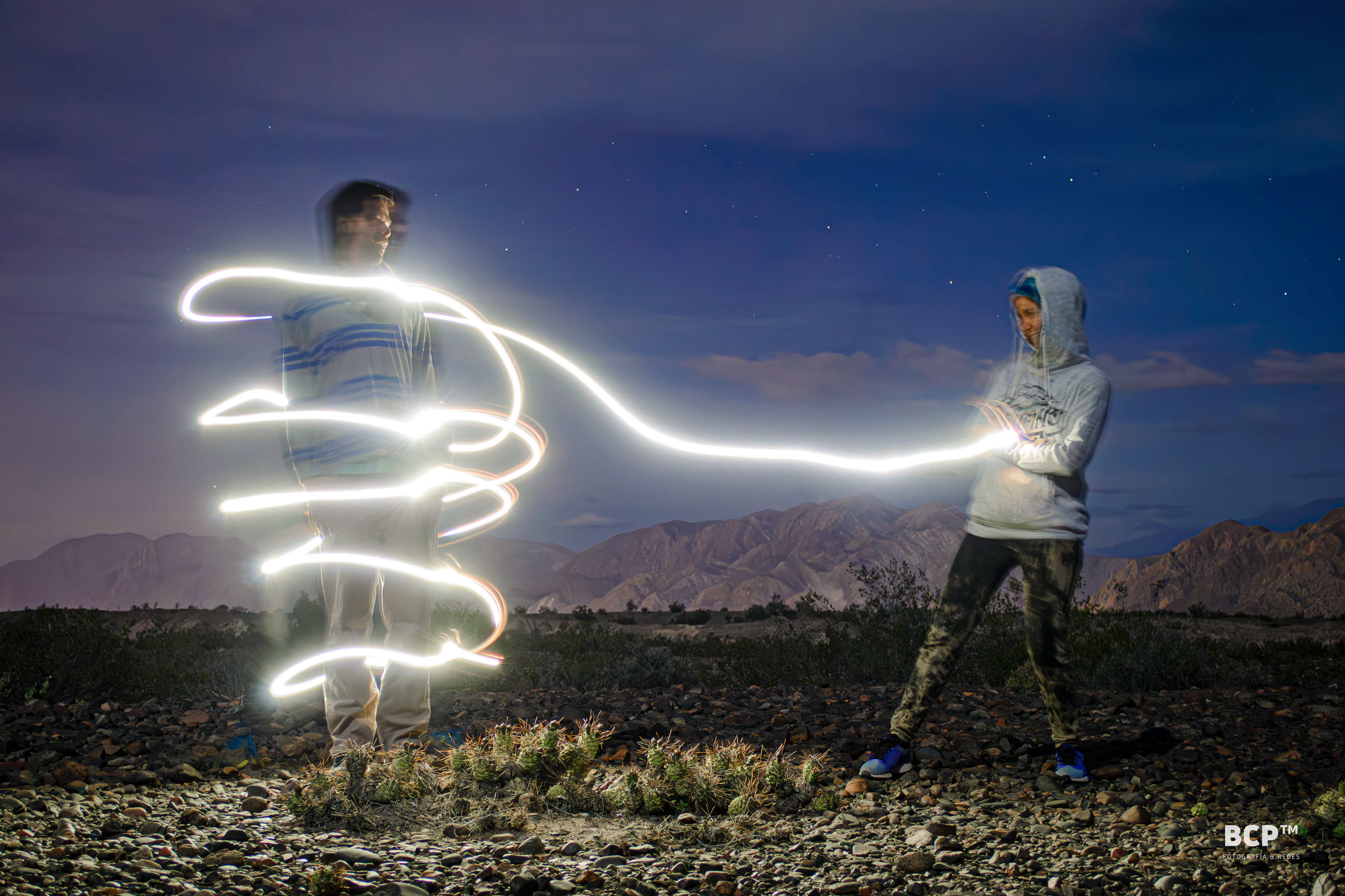 Pintura con luz, Ullum, San Juan, Argentina