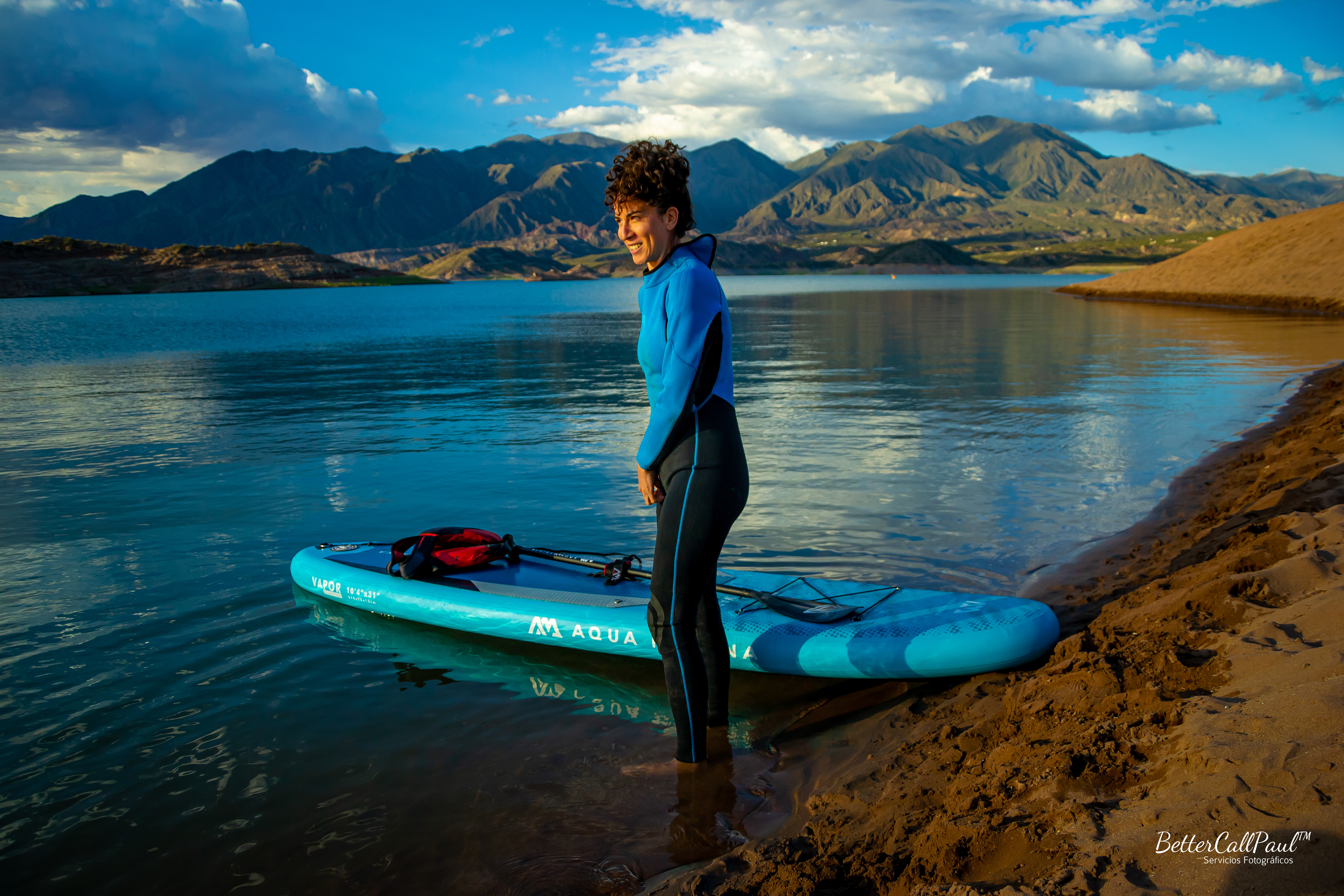 SUP, Embalse Potrerillos, Mendoza, Argentina