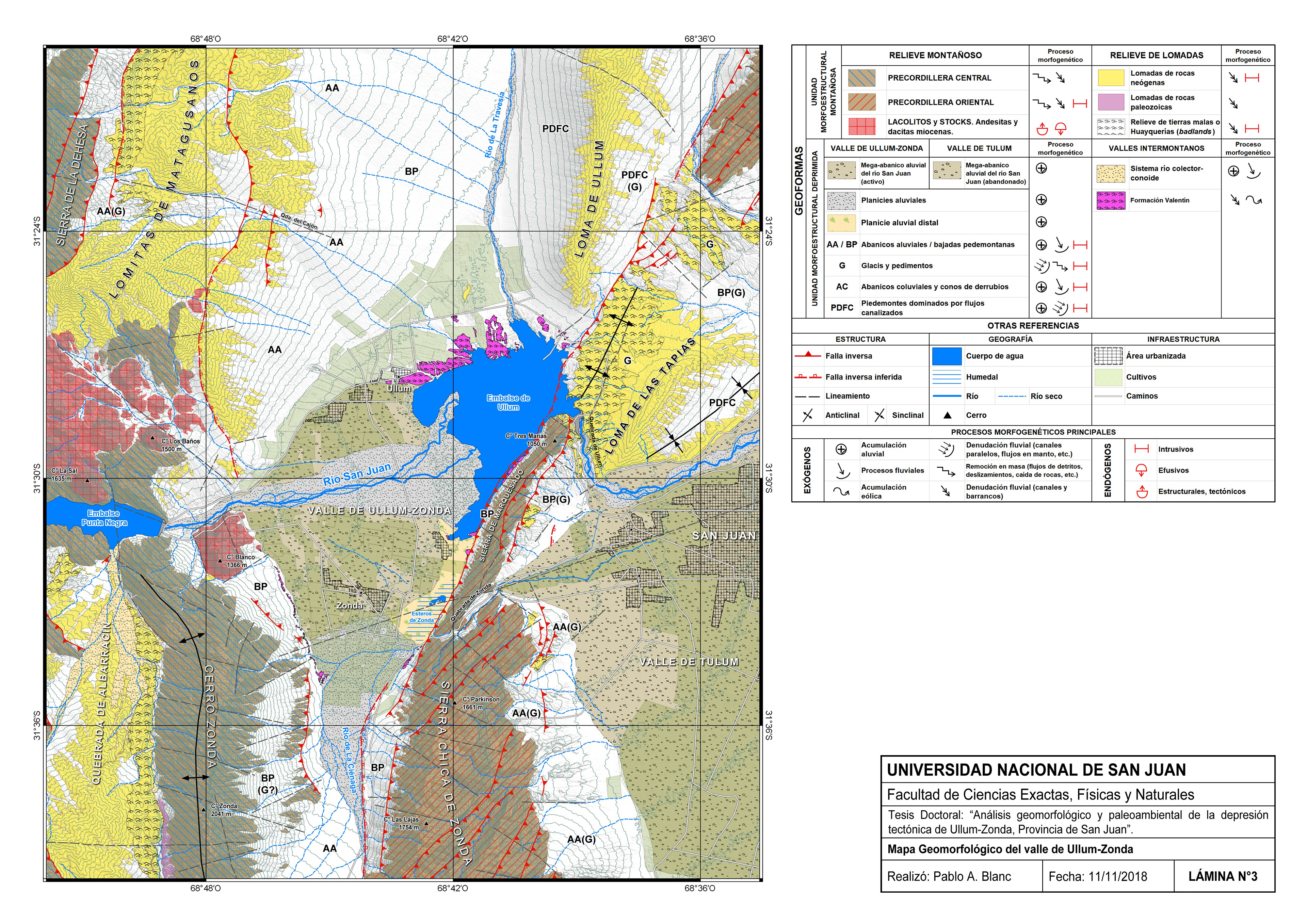 Mapa geomorfológico