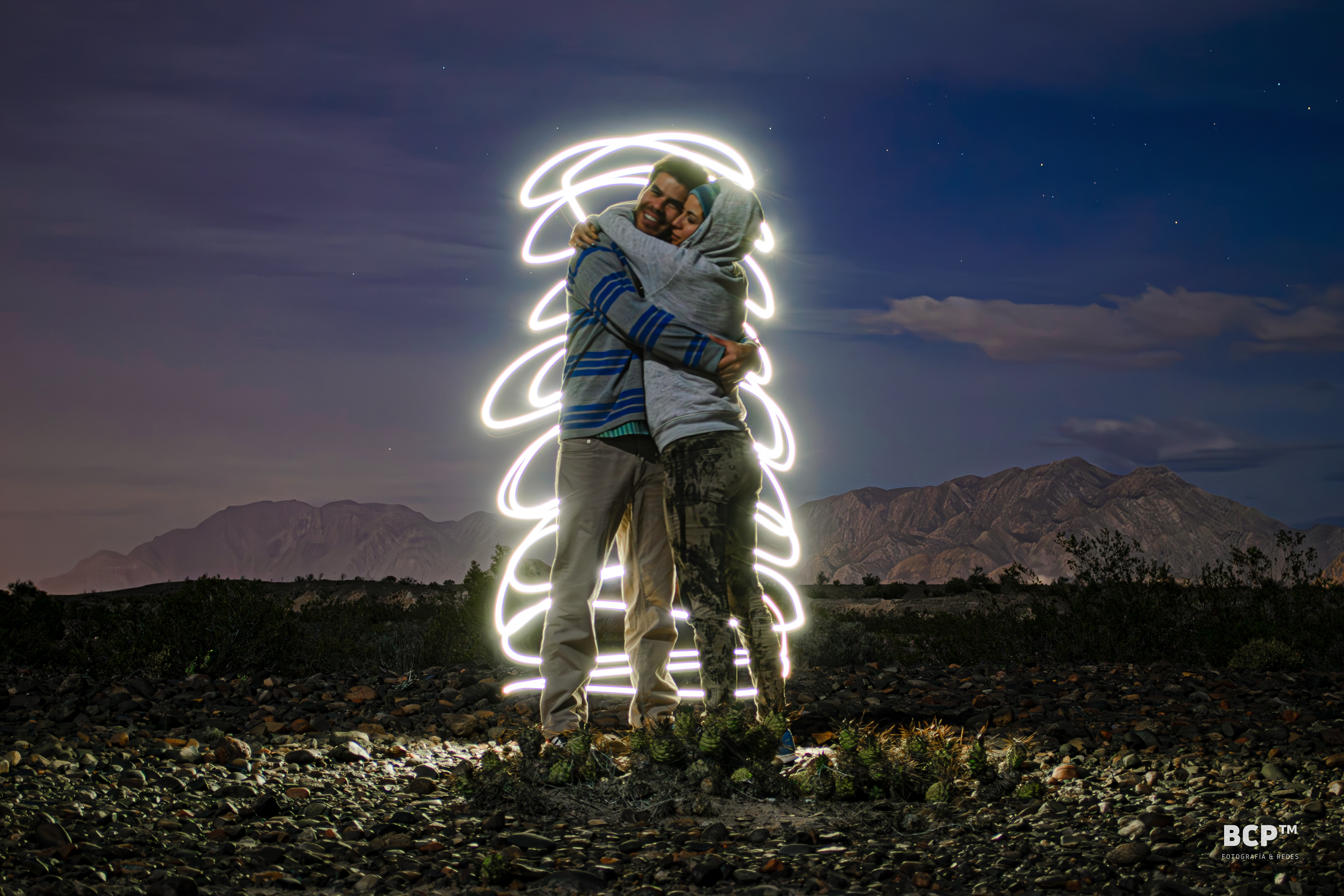 Pintura con luz, Ullum, San Juan, Argentina