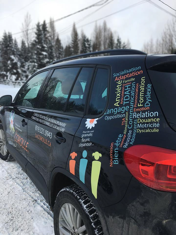 Lettrage véhicule / La Corolle