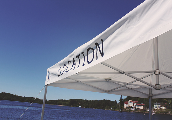 Lettrage vinyle / École de Voile Sainte-Agathe-des-Monts