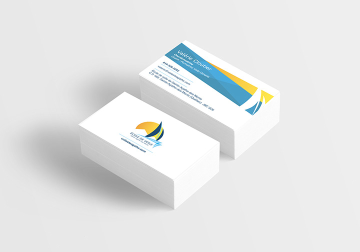 Cartes d'affaires / École de Voile de Sainte-Agathe-des-Monts