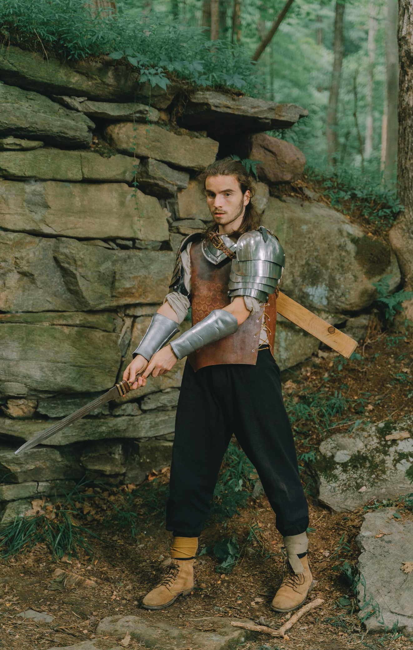 Bohrman acting in "Legends of the Gallowglass"