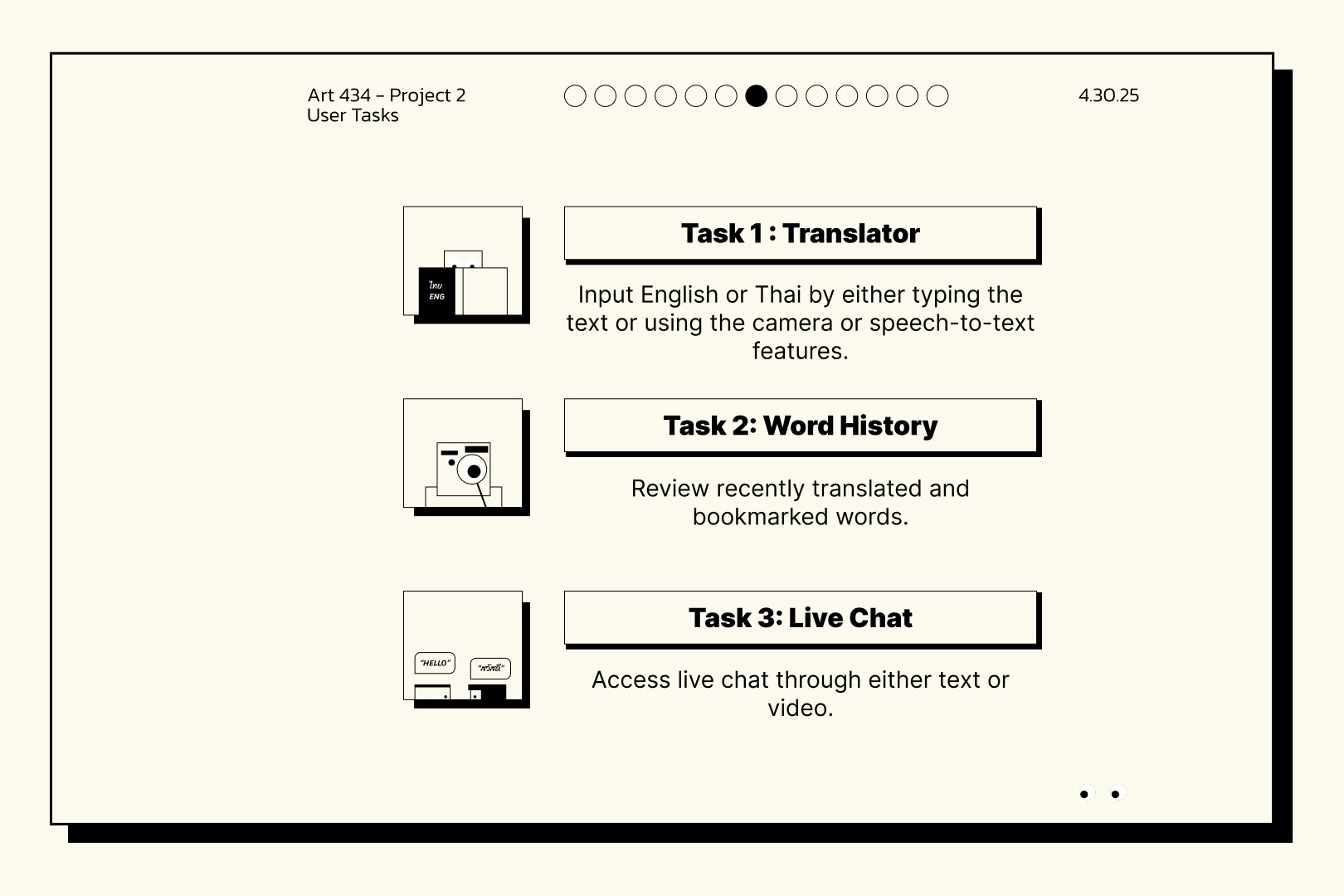 User Tasks