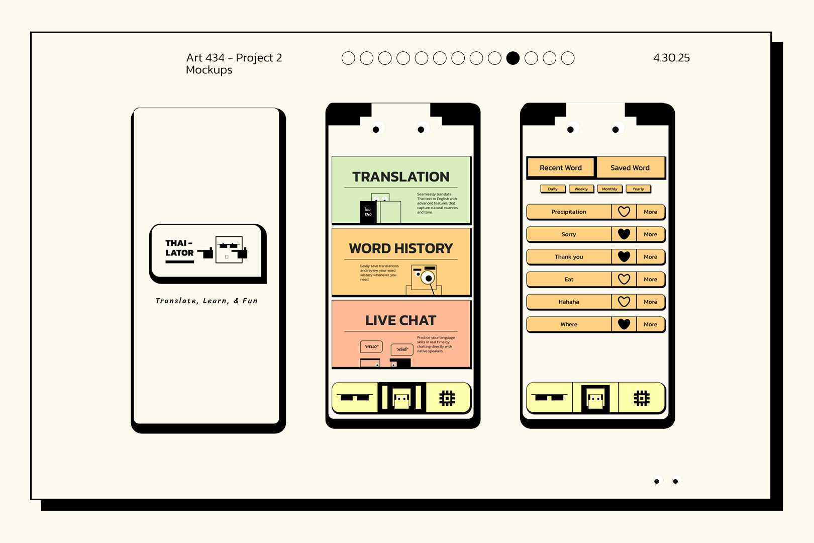 App Mock Ups