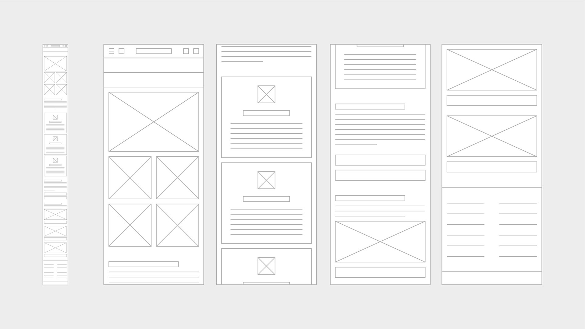 Homepage Wireframe