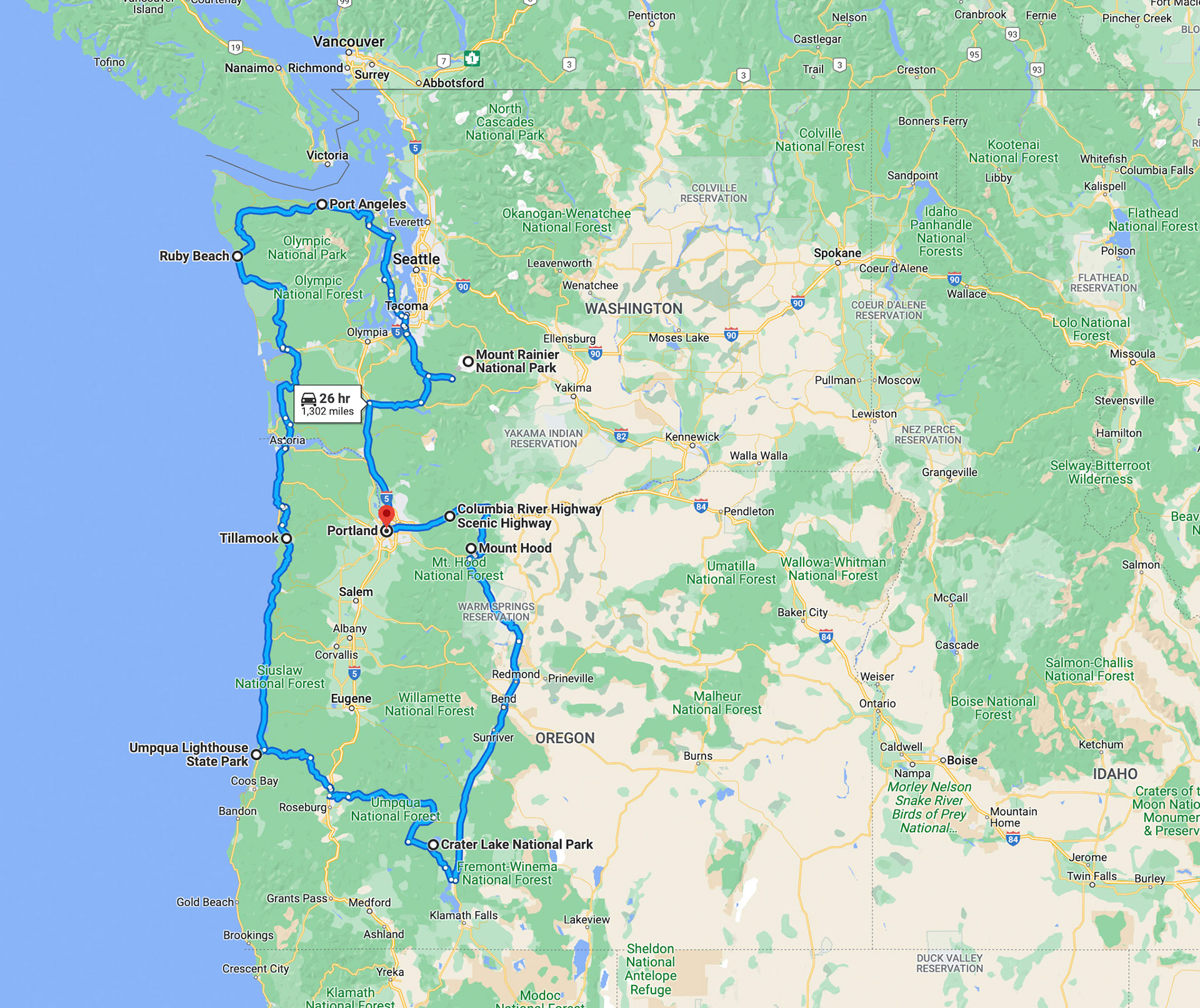 2011, Oregon Roadtrip