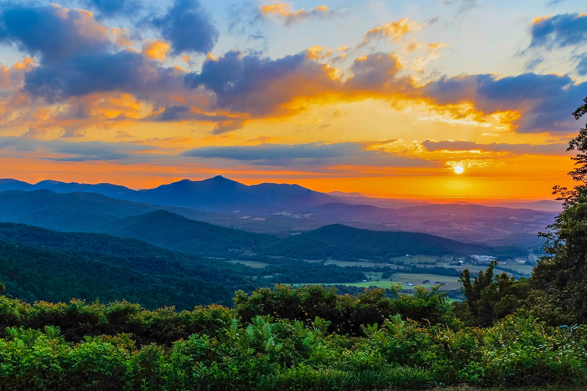 Pine Spur Overlook, Blue Ridge Parkway, Virginia