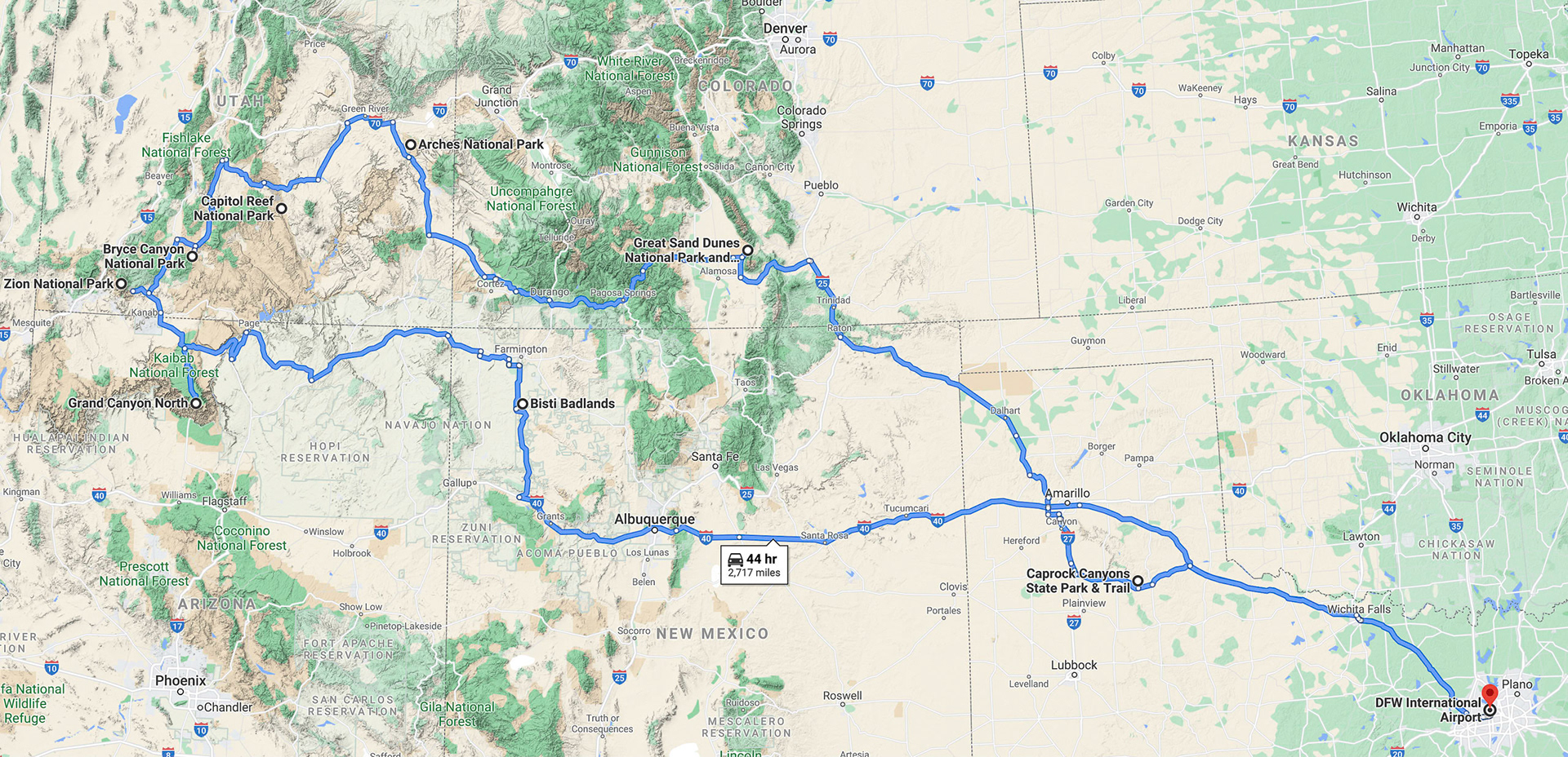 2021, Big 5 National Parks RV Roadtrip