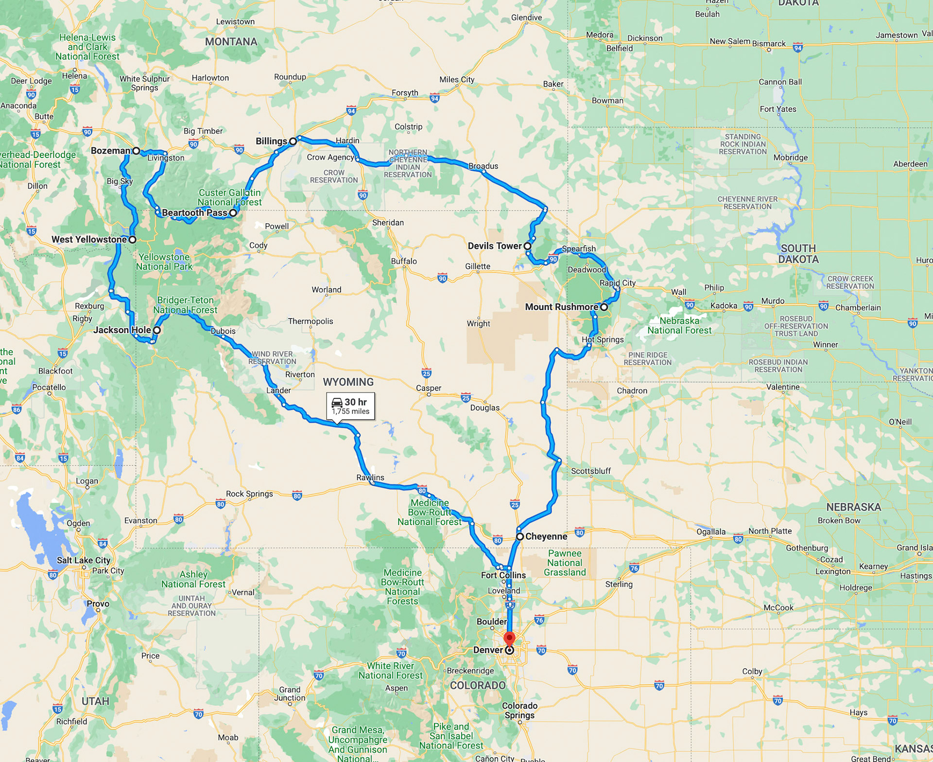 2015, Yellowstone NP Roadtrip