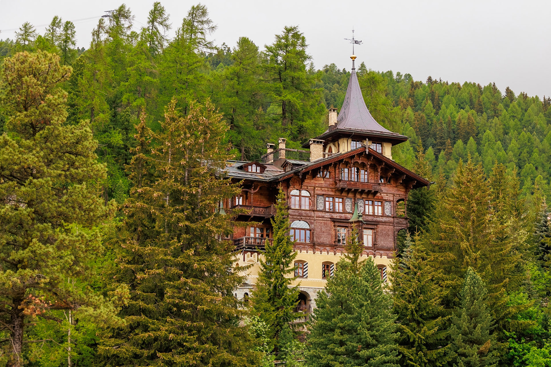 Country House, Chaelt Style, St. Moritz, Switzerland