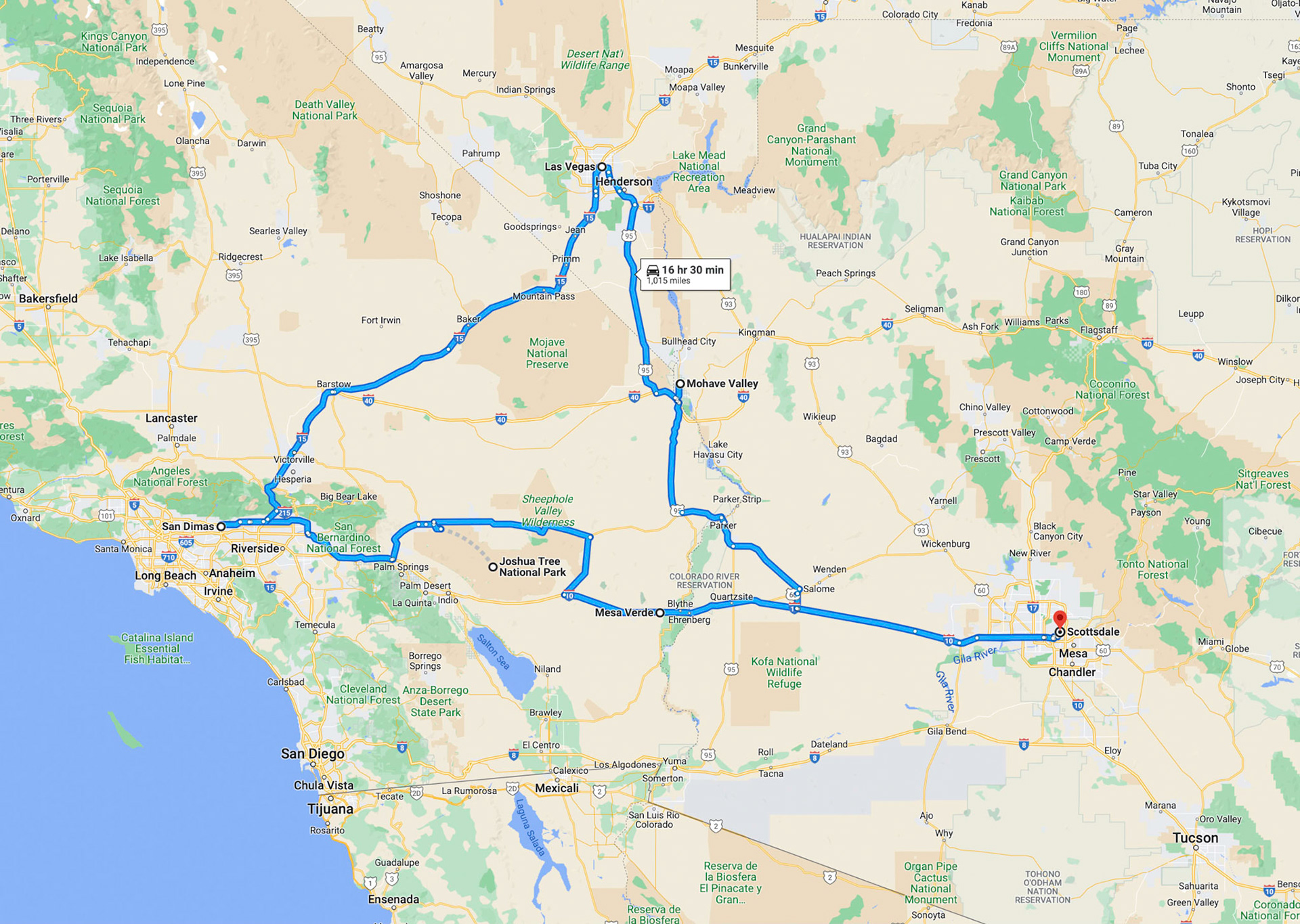 2015, Phoenix San Dimas Roadtrip