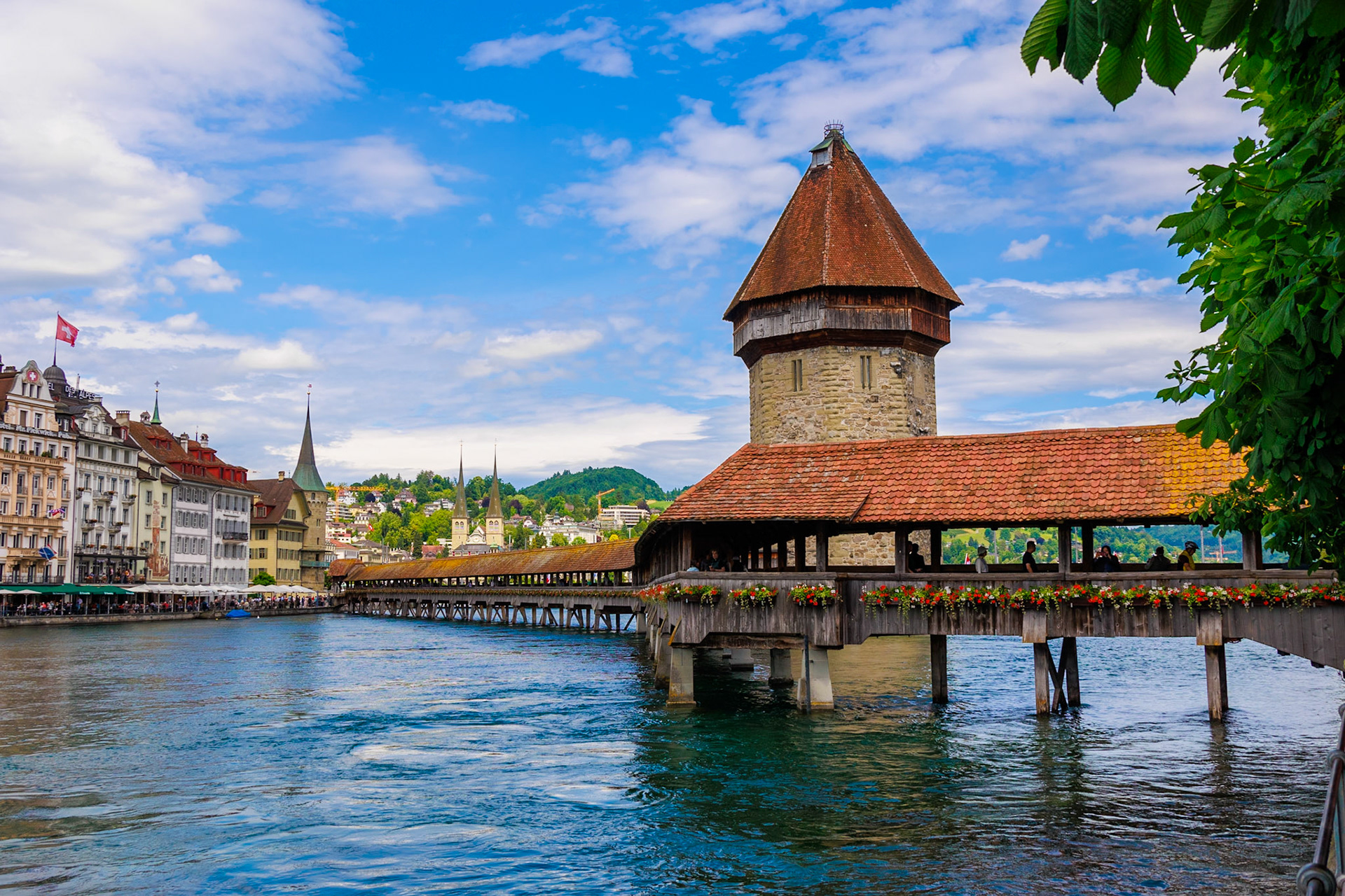 Chapel Bridge, Luzern, Switzerland